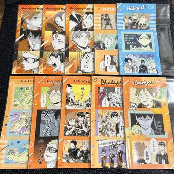 하이큐 팬파크 씰 스티커 카라스노 고교