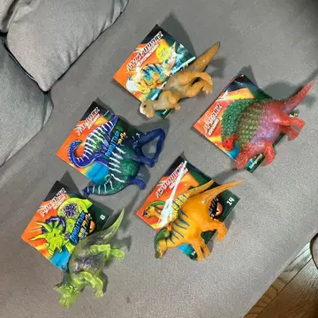 공룡 어택&CO. 5체 세트 카드 포함 트리케라 상의 기타