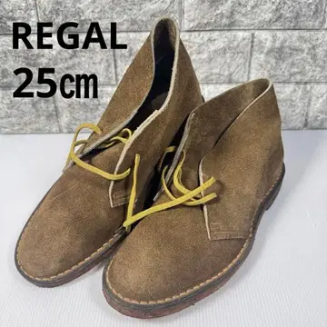 REGAL 브라운 스웨이드 처카 부츠 25
