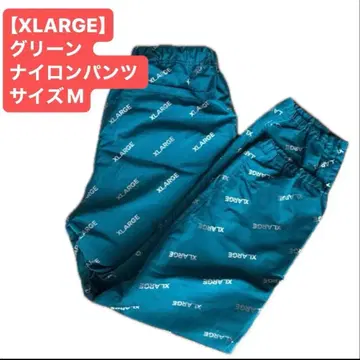 [ XLARGE ] 그린 나일론 팬츠 사이즈 M