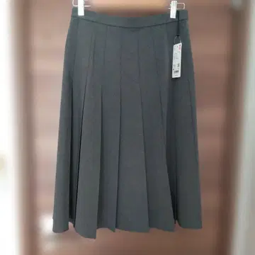 [UNIQLO] 와이드 플리츠 미디 스커트 [미사용품]