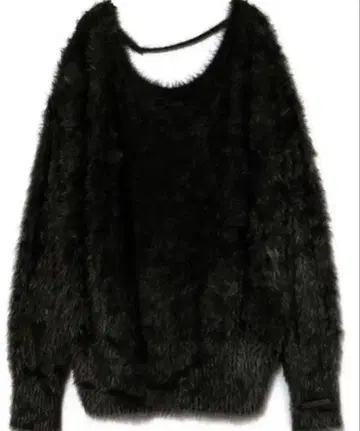 melt the lady cut out back open knit