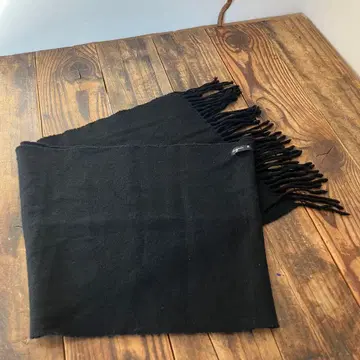 애니에스 베이 머플러 블랙 버진울 100% 이탈리아제