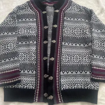 JEANASIS 티롤리안 긴팔 가디건