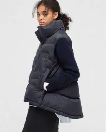 [ 새상품급 ] 유니클로 플러스J 다운 베스트 네이비