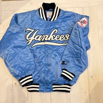 레어 컬러 스타터 MLB 뉴욕 양키스 나일론 바시티 자켓 M