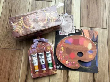 시마무라 치하루 라푼젤 메이크업 3종 세트 팔레트 브러쉬