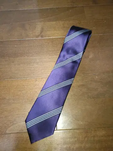 TAKEO KIKUCHI 다크 퍼플 24Qty 새틴 실크 넥타이