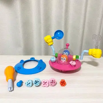 호빵맨 조립 DIY 코킨쨩도 있어 나사나사 도킨UFO