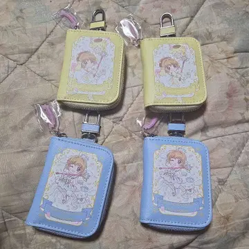 카드캡터 사쿠라 산리오 캐릭터즈 참 포함 키케이스 2종 총 4개