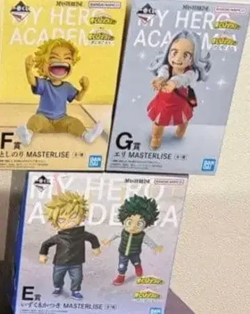 제일복권 나의 히어로 아카데미아 -더욱 저 너머로- 피규어 3종 세트