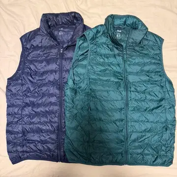 UNIQLO 울트라 라이트 다운 베스트 2장 세트