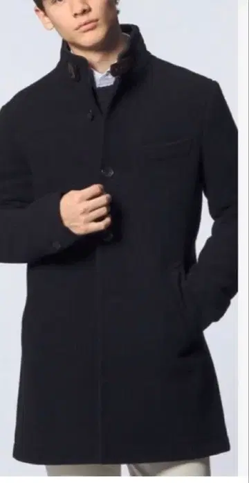 UNITED ARROWS 네이비 컬러 코트 정가 49,500엔