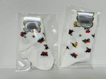 페이러 하이디 패턴 삭스 모자 세트 2켤레