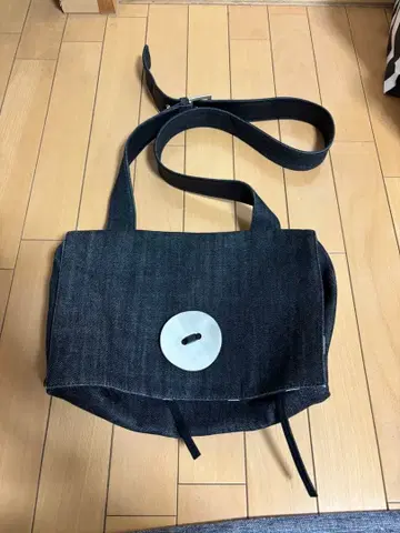 ear PAPILLONNER x kawakawa 콜라보 데님 숄더