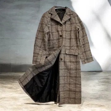 리비앤로즈 클래식 코트 글렌체크