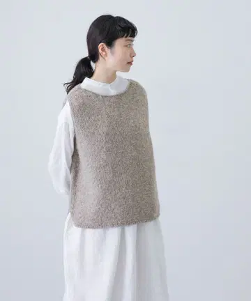 카구레 페루 니트 베스트 그레이