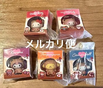 산리오 캐릭터즈 미니어처 패키지 컬렉션 컴플리트 전 5종