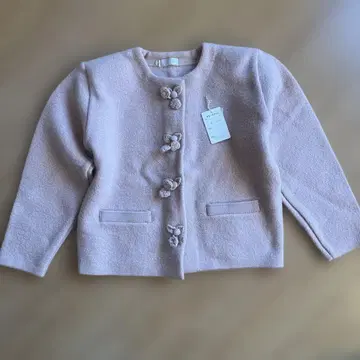 TAYORI 노카라 자켓 핑크 택 포함 새상품