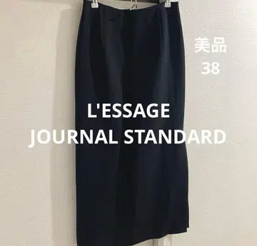 [ 새상품급 ] LESSAGE 블랙 타이트 스커트 뒷지퍼