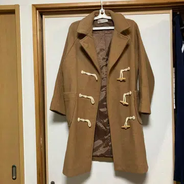 베이지 더플 코트 사이즈 F