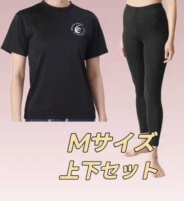 릴라이브 셔츠 스포츠 & 여성용 스패츠 상하의 세트 M 사이즈