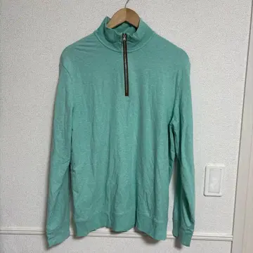 폴로골프 남성용 하프 지퍼 셔츠 긴팔 M