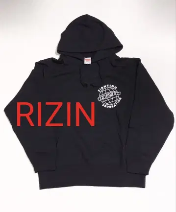 RIZIN FIGHTING FEDERATION 후드 부착 후드티 M