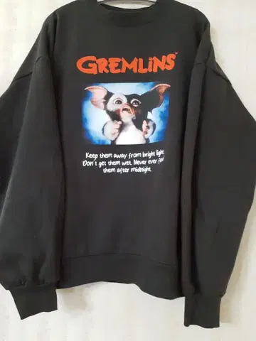 GREMLINS 그림린 맨투맨 사이즈 FREE