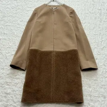 23구 리타 노카라 알파카 롱 코트 38 타카하시 리타 이소재 도킹