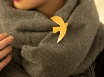 CCILE ET JEANNE 세실 에 장느 비둘기 브로치