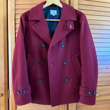 [레어 컬러] 유나이티드 애로우즈 P 코트 보르도 M