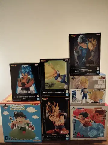 제일복권 드래곤볼 피규어 묶음 판매 미개봉 프라이스 7점