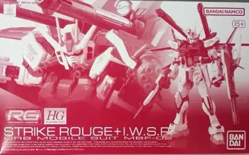 건담 프라모델 RG 스트라이크 루즈 + HG 1/144 I.W.S.P.
