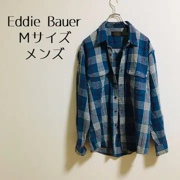 [ Eddie Bauer 에디 바우어 ] 남성용 체크 셔츠 면 100
