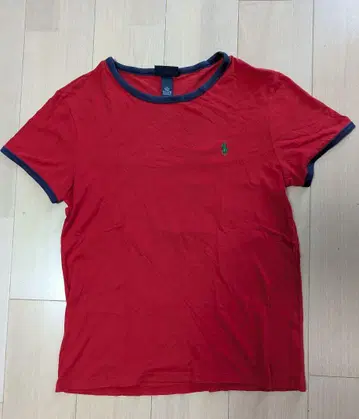 랄프 로렌 티셔츠 M 레드