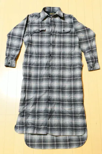 PENDLETON 펜들턴 플란넬 셔츠 원피스 M