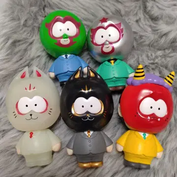 마스크 오브 샐러리맨 피규어 세트 캡슐 토이 HUMANROBOT