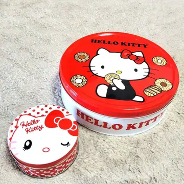 Hello Kitty 헬로키티 캐릭터 캔 2개 세트