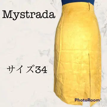 [ Mystrada ] 마이 스트라다 타이트 스커트 M 슬릿 새상품급