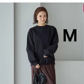 [새상품] 시마무라 mysa closet 래글런 풀오버 블랙 M