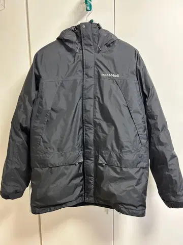 [상태 좋음] 몽벨 파우더랜드 후드티 블랙 L mont-bell