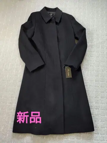 새상품 롱 코트 블랙