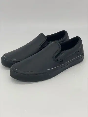 VANS 슬립온 가죽 블랙