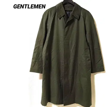 3775K 젠틀맨 스텐카라 코트 카키 롱 L 아우터 겉옷