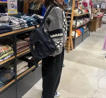 niko and 빈티지 패턴 옷깃 ZIP 니트 풀오버