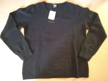 새상품 택 포함 HERS PORT 캐시미어 100% ML 블랙