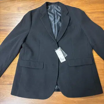 미사용 유니클로 트위드 마니쉬 자켓 블랙 3XL
