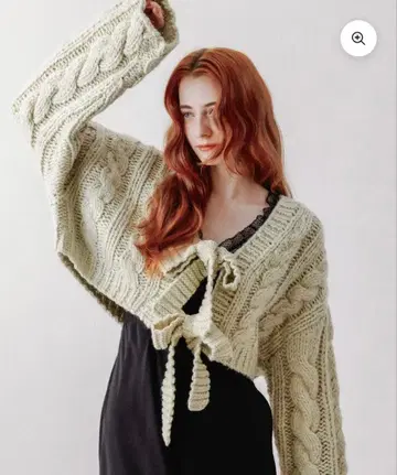 DEICY 핸드 케이블 2-WAY 니트 라이트 그린