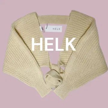 [택 포함 새상품] HELK 니트 가디건 볼레로 아이보리 헬크